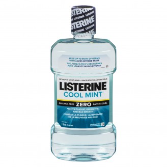 Listerine Zero Antiseptic Mouthwash, Cool Mint - 1L